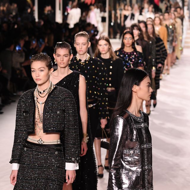 Chanel Metiers D'Art 2019-2020 : Runway At Le Grand Palais In Paris