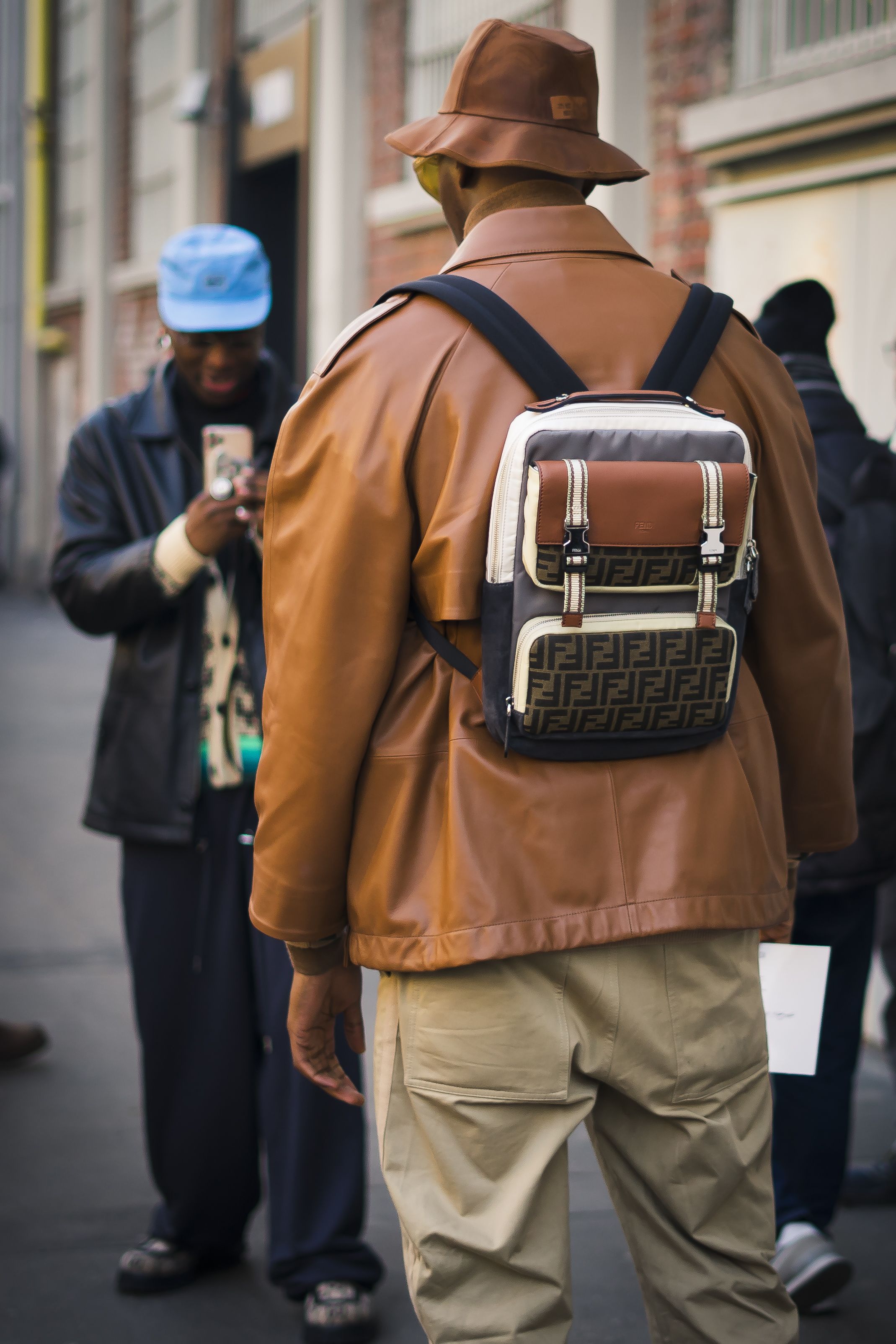 men with backpacks