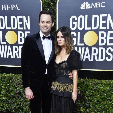 Rachel Bilson and Bill Hader make couple debut at Golden Globes