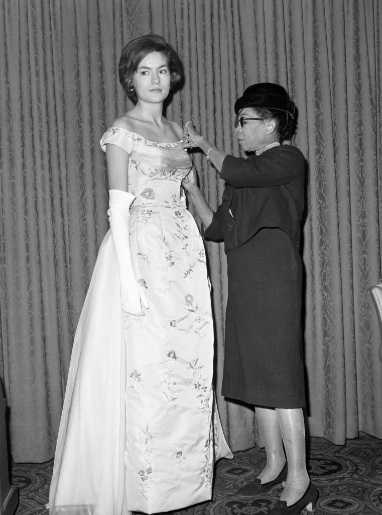 jackie o white dress