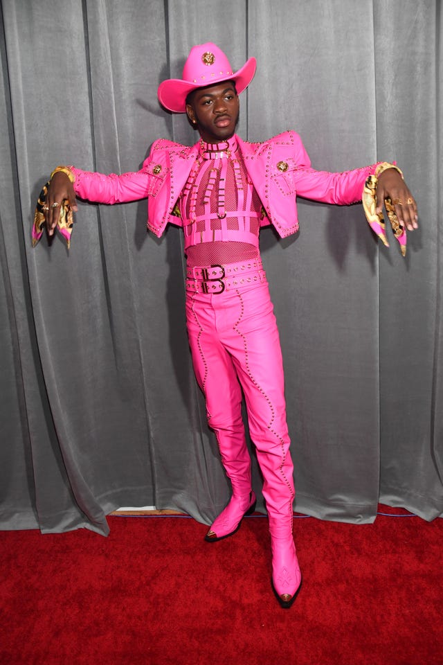 Every Dude at the Grammys Is Wearing a Pink Suit
