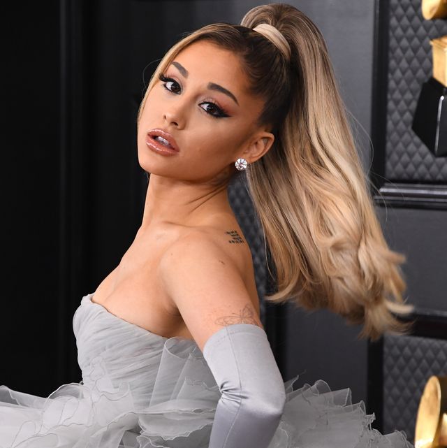 los angeles, california   january 26 ariana grande arrives at the 62nd annual grammy awards at staples center on january 26, 2020 in los angeles, california photo by steve granitzwireimage