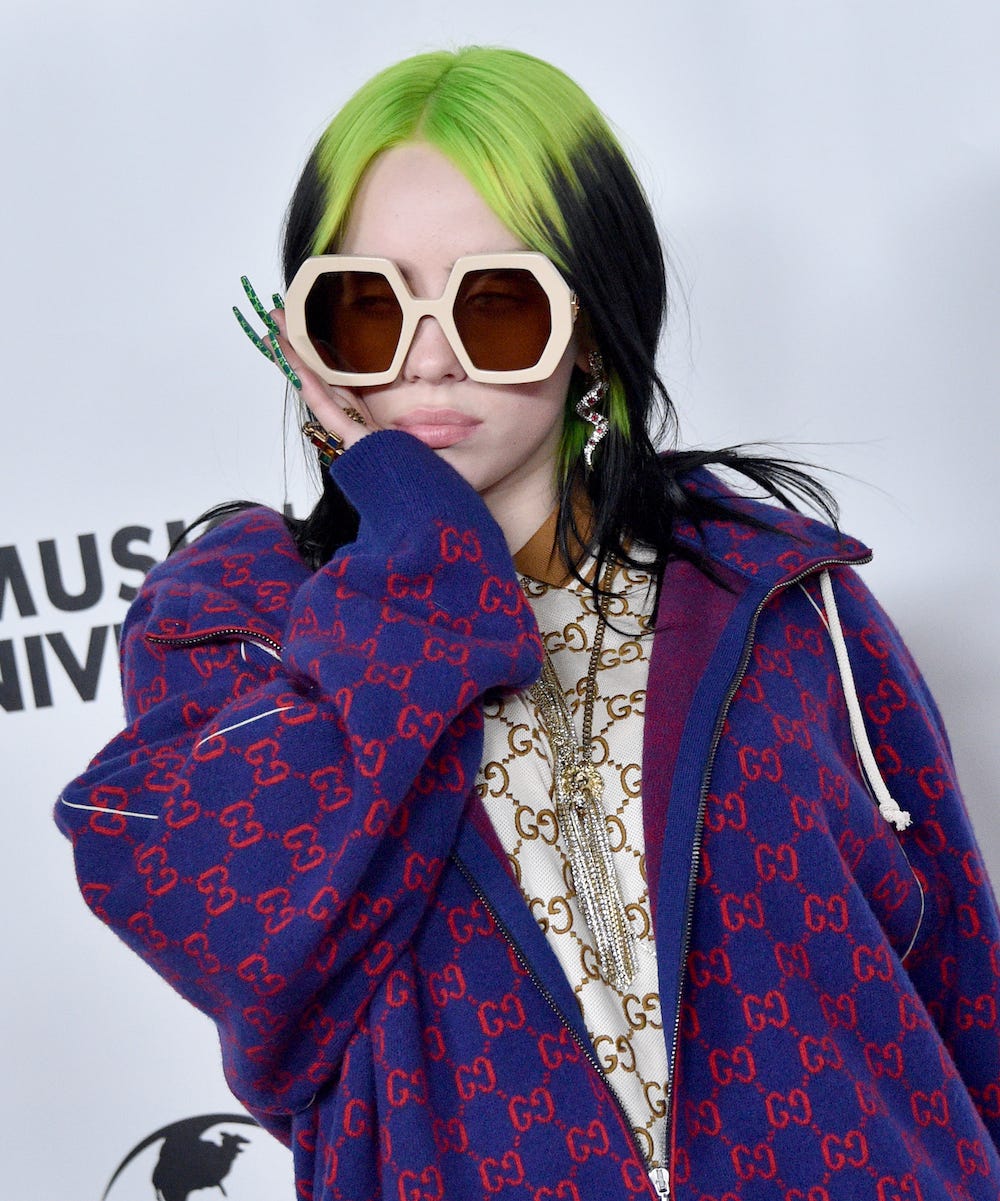 Billie Eilish Wears Ruby Snake Earrings to 2020 Grammys After-Party