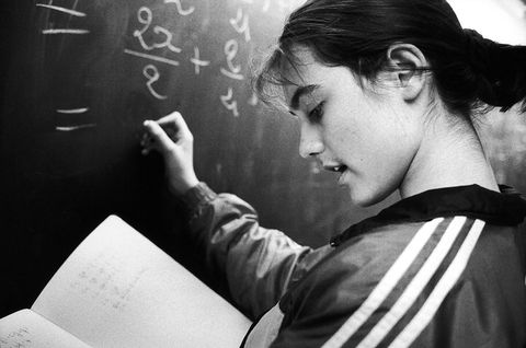 Schoolgirl In France In 1994 -