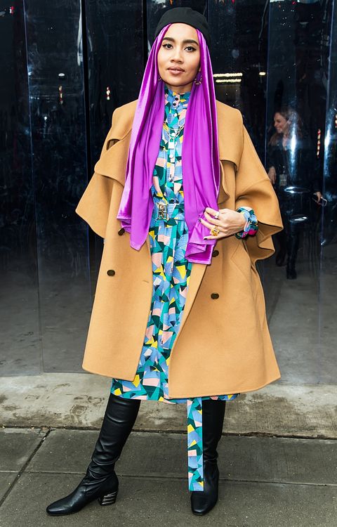 new york, new york   february 11 singer songwriter yuna is seen leaving the coach 1941 fashion show during new york fashion week on february 11, 2020 in new york city photo by gilbert carrasquillogc images