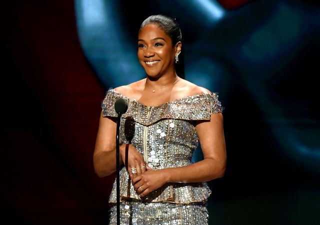 pasadena, california   february 22 tiffany haddish speaks onstage during the 51st naacp image awards, presented by bet, at pasadena civic auditorium on february 22, 2020 in pasadena, california photo by aaron j thorntongetty images for bet