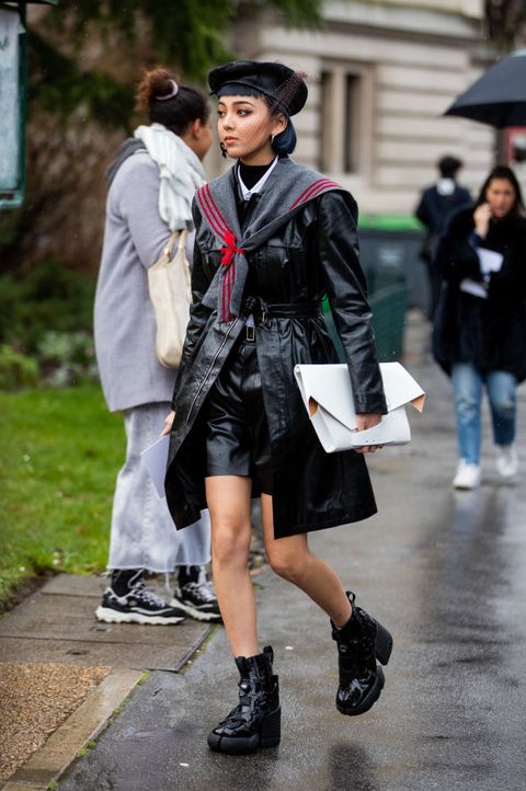 giacche moda primavera 2020 pelle street style parigi