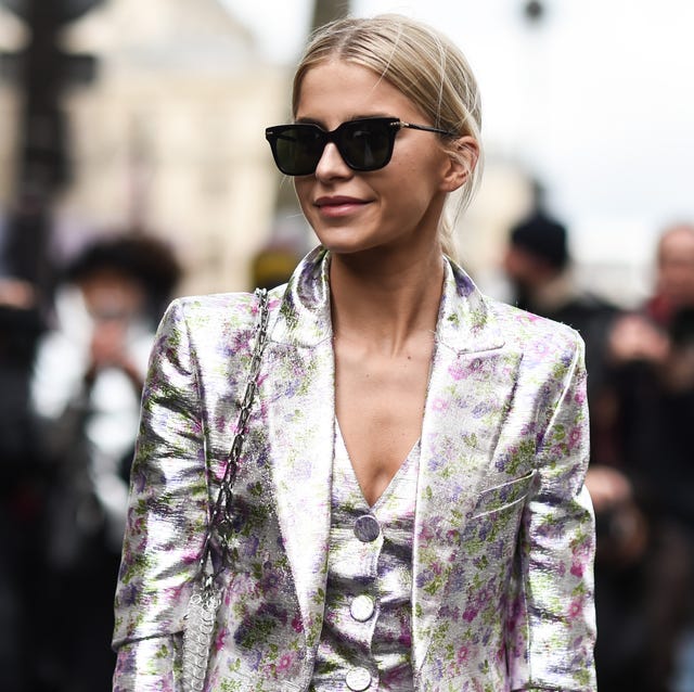 Street Style - Paris Fashion Week - Womenswear Fall/Winter 2020/2021 : Day Four paris, france february 27 caroline daur is seen wearing a paco rabanne outfit outside the paco rabanne show during paris fashion week aw20 on february 27, 2020 in paris, france photo by daniel zuchnikgetty images