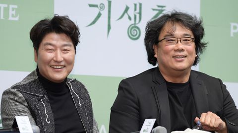 'Parasite' Cast And Crew Hold Press Conference In Seoul