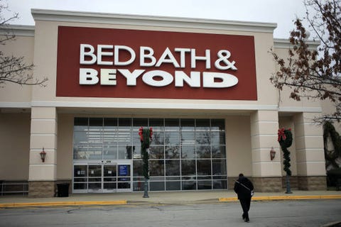 a shopper walks towards a bed bath  beyond store in louisville, kentucky, us, on saturday, jan 2, 2021 bed bath  beyond inc is scheduled to release earnings figures on january 7 photographer luke sharrettbloomberg via getty images