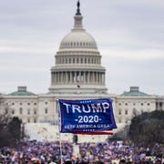 Trump Supporters Hold "Stop The Steal" Rally In DC Amid Ratification Of Presidential Election washington, dc january 06 pro trump supporters storm the us capitol following a rally with president donald trump on january 6, 2021 in washington, dc trump supporters gathered in the nations capital today to protest the ratification of president elect joe bidens electoral college victory over president trump in the 2020 election photo by samuel corumgetty images