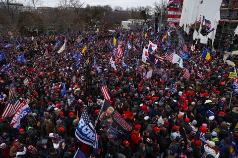 Trump supporters storm Capitol building in Washington washington dc, usa january 6 us president donald trumps supporters gather outside the capitol building in washington dc, united states on january 06, 2021 pro trump rioters stormed the us capitol as lawmakers were set to sign off wednesday on president elect joe bidens electoral victory in what was supposed to be a routine process headed to inauguration day photo by tayfun coskunanadolu agency via getty images