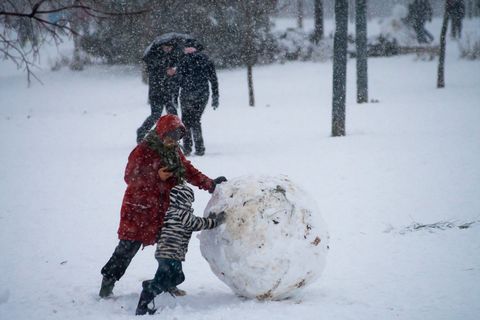 las imágenes más impactantes de la nevada histórica en madrid y alrededores