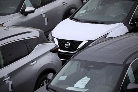 vehicles parked outside the nissan motor co manufacturing facility in smyrna, tennessee, us, on tuesday, may 18, 2021 markit is scheduled to release manufacturing figures on may 21 photographer luke sharrettbloomberg via getty images