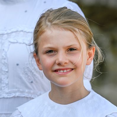 borgholm, sweden   july 14 princess estelle of sweden is seen on the occasion of the crown princess victoria of swedens 44th birthday celebrations at borgholms castle ruins on july 14, 2021 in borgholm, sweden photo by jonas gratzergetty images