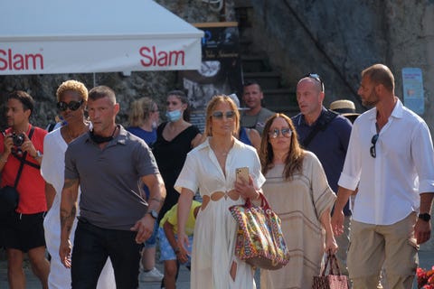 jennifer lopez in portofino on july 31, 2021