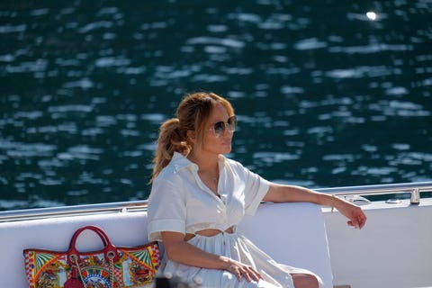 jennifer lopez in portofino on july 31, 2021