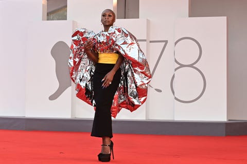 jury member of the 78th venice film festival, british actress cynthia erivo arrives for the screening of the film "dune" presented out of competition on september 3, 2021 during the 78th venice film festival at venice lido photo by miguel medina afp photo by miguel medinaafp via getty images