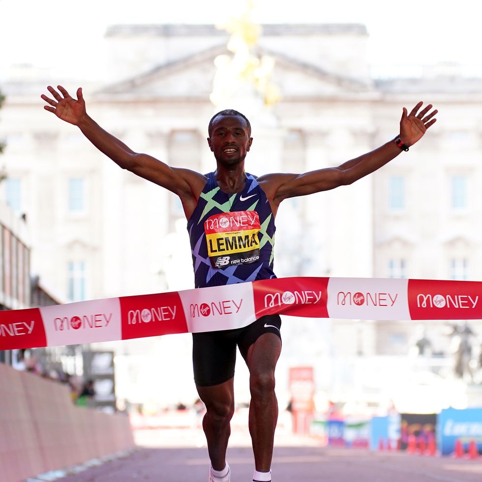 Kenya’s Vincent Kipchumba took second, and Ethiopia’s Mosinet Geremew finished third.