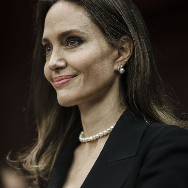 washington, dc   february 09 actress angelina jolie speaks during a news conference on the bipartisan modernized violence against women act vawa on capitol hill on wednesday, feb 9, 2022 in washington, dc  kent nishimura  los angeles times via getty images