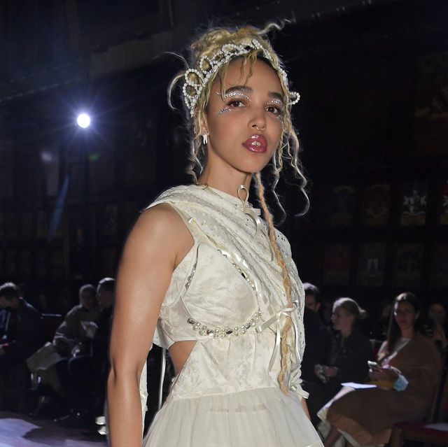 london, england   february 20  fka twigs attends the simone rocha show during london fashion week february 2022 at the honourable society of lincolns inn on february 20, 2022 in london, england  photo by david m benettdave benettgetty images