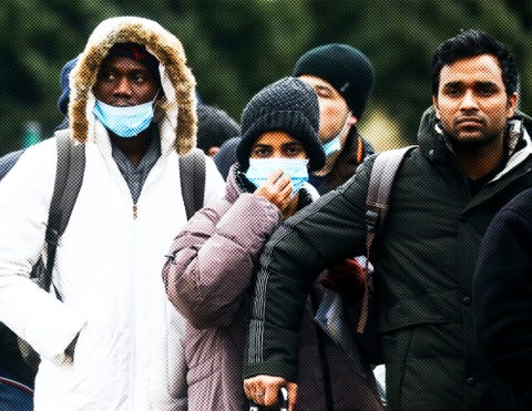 people fleeing from ukraine are seen after crossing ukrainian polish border due to russian military attack on ukraine korczowa, poland on march 2nd, 2022 russian invasion of ukraine causes a mass exodus of refugees to poland photo by beata zawrzelnurphoto