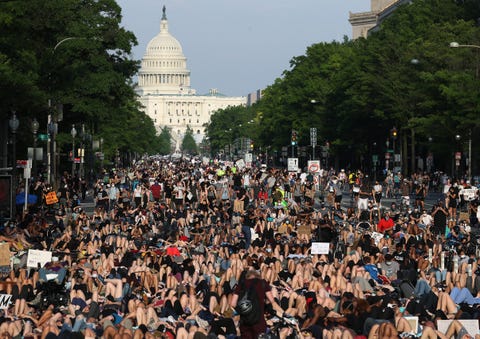 Protesters Demonstrate In D.C. Against Death Of George Floyd By Police Officer In Minneapolis a list of everything protesting has achieved since george floyd’s death in two weeks