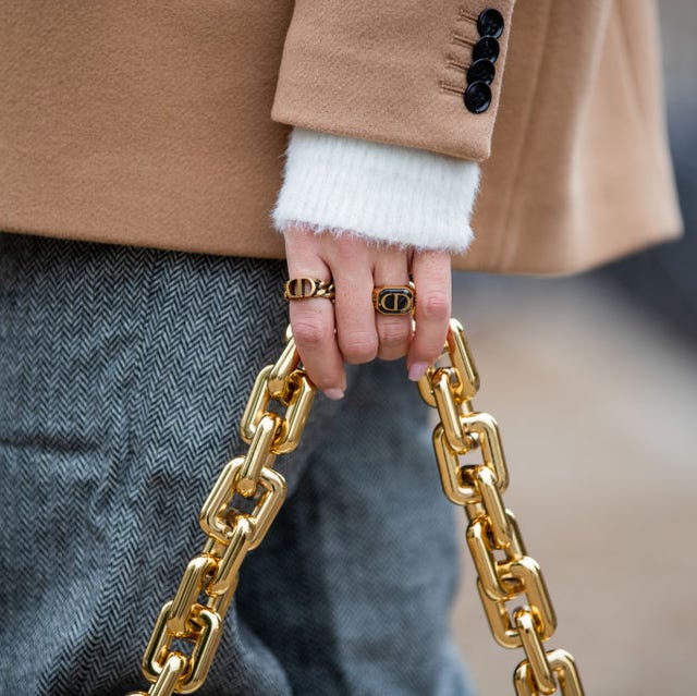 Street Style - Berlin - October 13, 2020 berlin, germany october 13 sonia lyson is seen wearing dior rings, grey pants edited, white bottega veneta bag, white jumper and beige blazer other stories on october 13, 2020 in berlin, germany photo by christian vieriggetty images