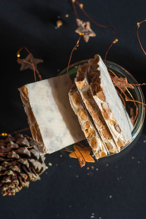 nougat, Christmas tradition nougat is a christmas sweet, eaten in spain the one in the photo is hard nougat