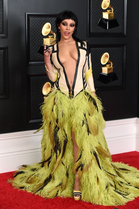 los angeles, california   march 14 doja cat attends the 63rd annual grammy awards at los angeles convention center on march 14, 2021 in los angeles, california photo by kevin mazurgetty images for the recording academy