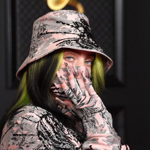 los angeles, california   march 14 billie eilish attends the 63rd annual grammy awards at los angeles convention center on march 14, 2021 in los angeles, california photo by kevin mazurgetty images for the recording academy