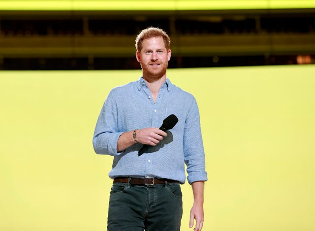 Global Citizen VAX LIVE: The Concert To Reunite The World inglewood, california in this image released on may 2, prince harry, the duke of sussex speaks onstage during global citizen vax live the concert to reunite the world at sofi stadium in inglewood, california global citizen vax live the concert to reunite the world will be broadcast on may 8, 2021 photo by emma mcintyregetty images for global citizen vax live