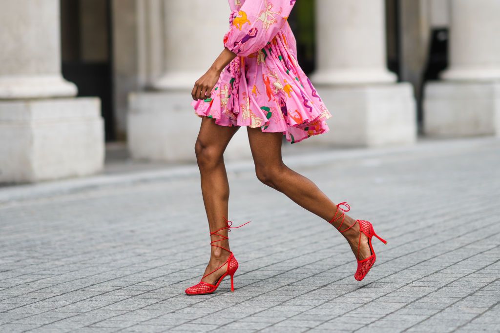 wide foot nude heels