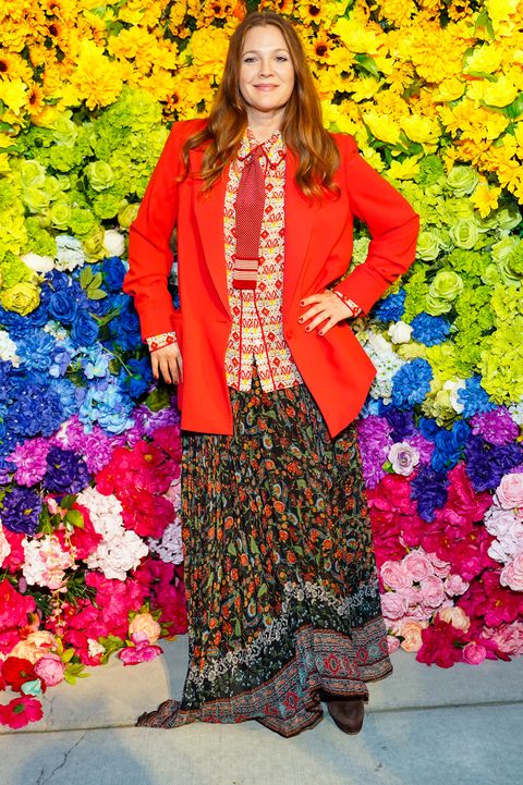 water mill, new york   june 24 drew barrymore attends alice  olivia celebrates pride with prom at parrish art museum on june 24, 2021 in water mill, new york photo by sean zannipatrick mcmullan via getty images