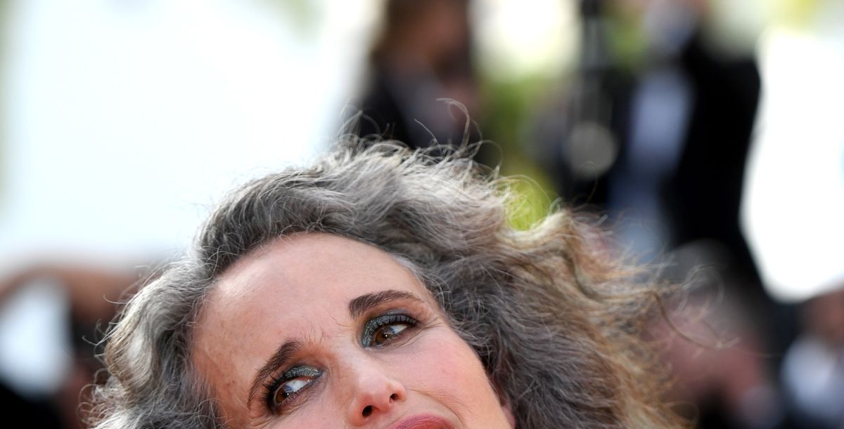 Andie Macdowell Flaunts Gray Hair For Cannes Flexes On Entire Riviera