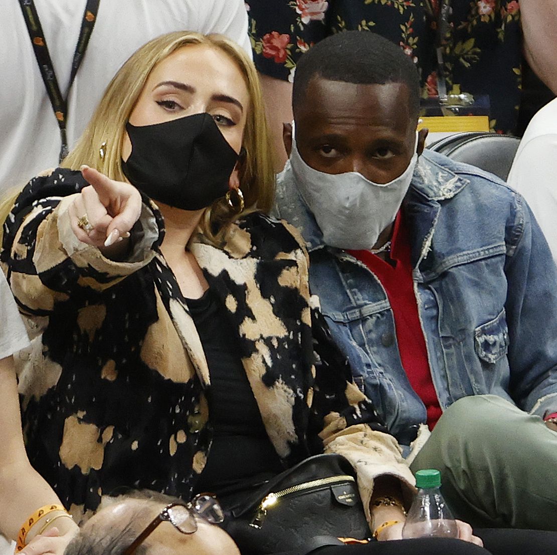 Adele and Rich Paul Hold Hands at an NFL Game