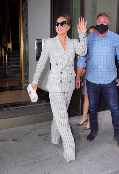 lady gaga in new york city on august 02, 2021