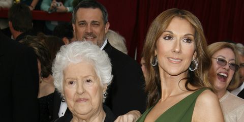 Celine Dion and her mother