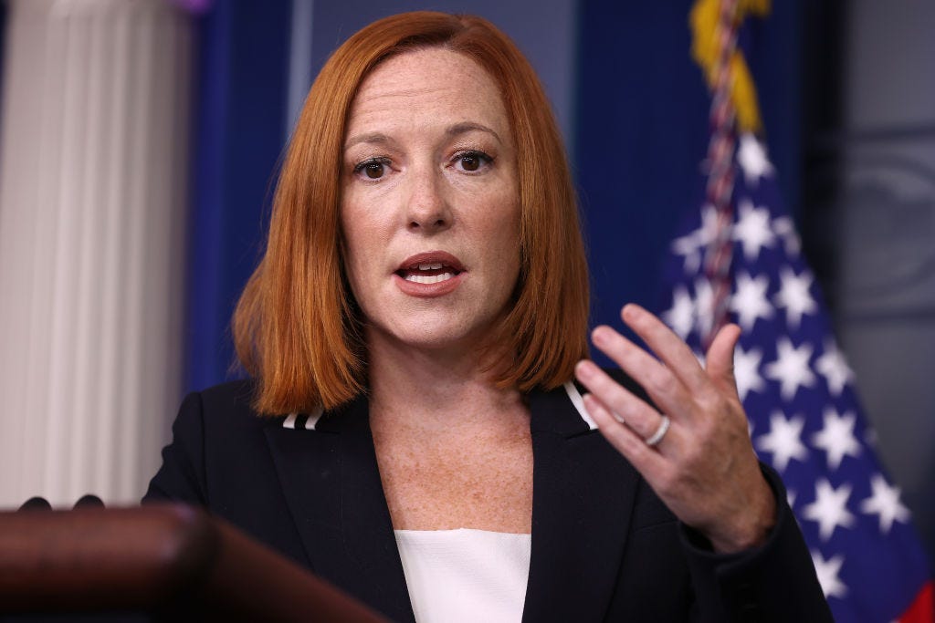 Watch Jen Psaki Masterfully Shut Down a Reporter's Abortion Question