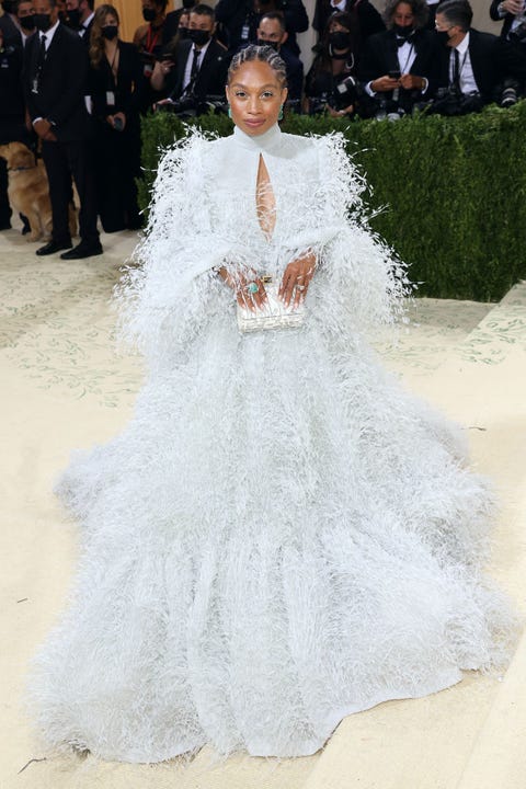 The 2021 Met Gala Celebrating In America: A Lexicon Of Fashion - Arrivals new york, new york september 13 allyson felix attends the 2021 met gala benefit in america a lexicon of fashion at metropolitan museum of art on september 13, 2021 in new york city photo by taylor hillwireimage