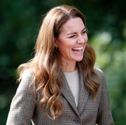 The Duchess Of Cambridge Visits Cumbria low wray, united kingdom september 21 embargoed for publication in uk newspapers until 24 hours after create date and time catherine, duchess of cambridge arrives to embark on a boat trip, on lake windermere, with two of the windermere children, a group of 300 child holocaust survivors who came to stay in the lake district in 1945 for a period of recuperation following what they experienced in concentration camps and ghettos of nazi occupied europe, at wray castle on september 21, 2021 in low wray, england photo by max mumbyindigogetty images