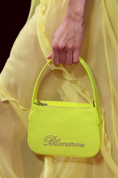 Blumarine - Runway - Milan Fashion Week - Spring / Summer 2022 milan, italy september 23 a model walks the runway during the blumarine ready to wear springsummer 2022 fashion show as part of the milan fashion weekon september 23, 2021 in milan, italy photo by victor virgilegamma rapho via getty images