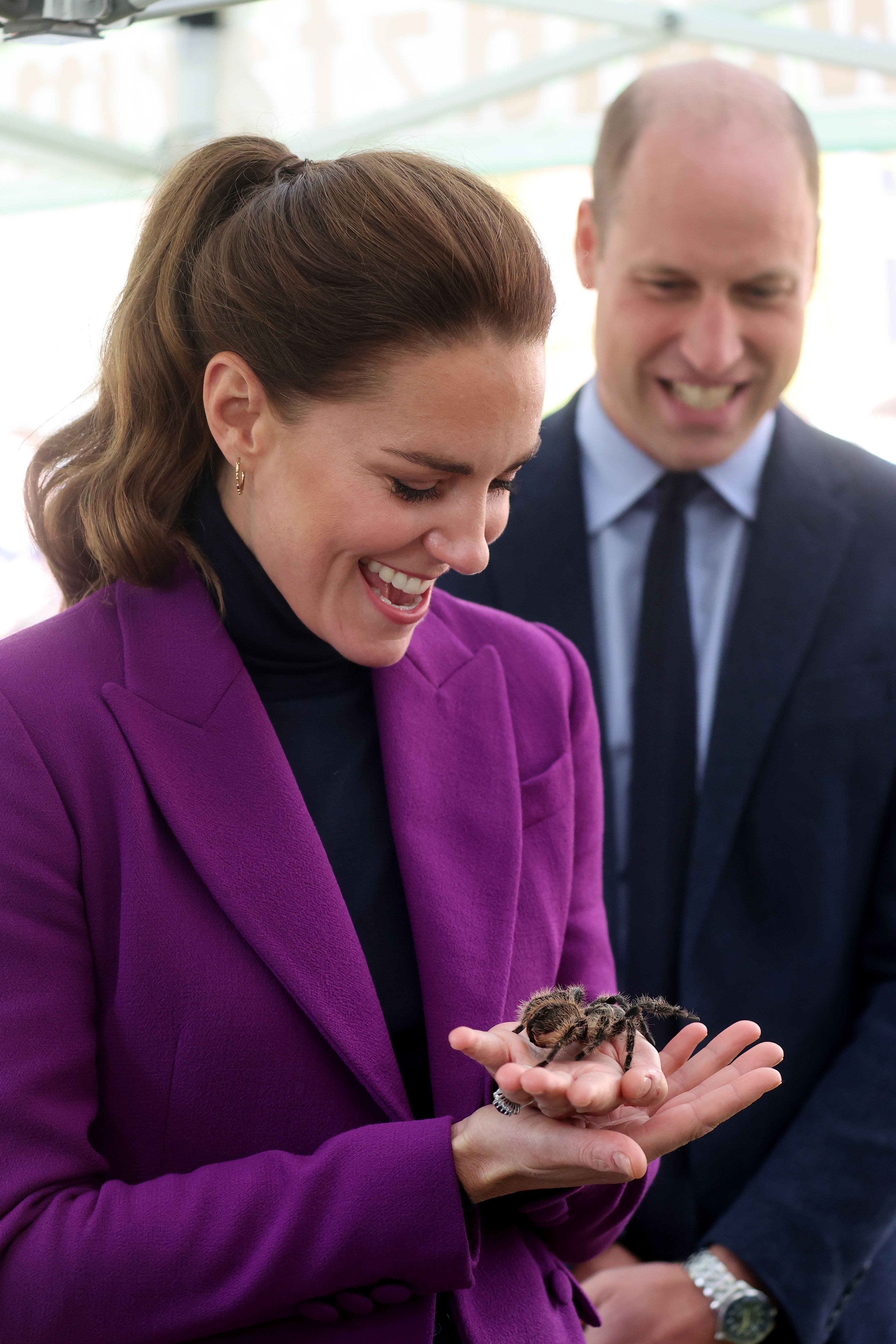 Kate Middleton Happily Held a Tarantula Named Charlotte