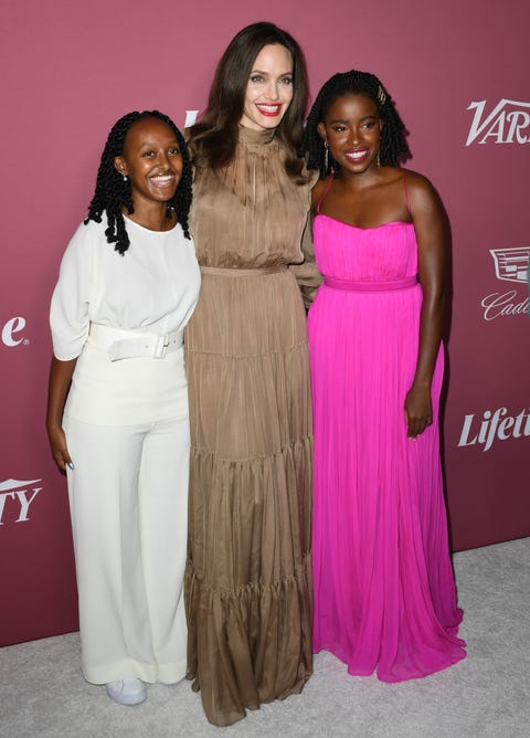 angelina jolie, Zahara Jolie Pitt and Amanda Gorman angelina jolie kids