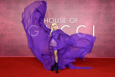london, england   november 09  lady gaga attends the uk premiere of house of gucci at odeon luxe leicester square on november 09, 2021 in london, england photo by gareth cattermolegetty images for metro goldwyn mayer studios and universal pictures