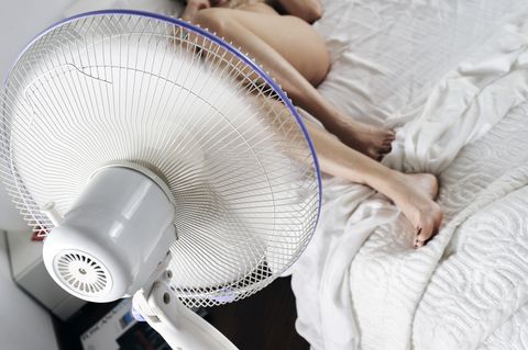 Sleeping with a fan on is actually a really bad idea