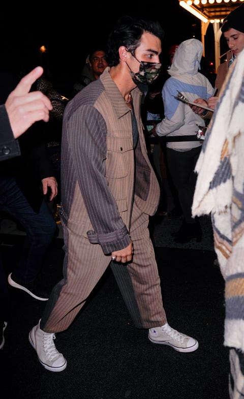 Joe Jonas arriving at his ex Taylor Swift's SNL after party joe jonas arriving at his ex taylor swift's snl after party
