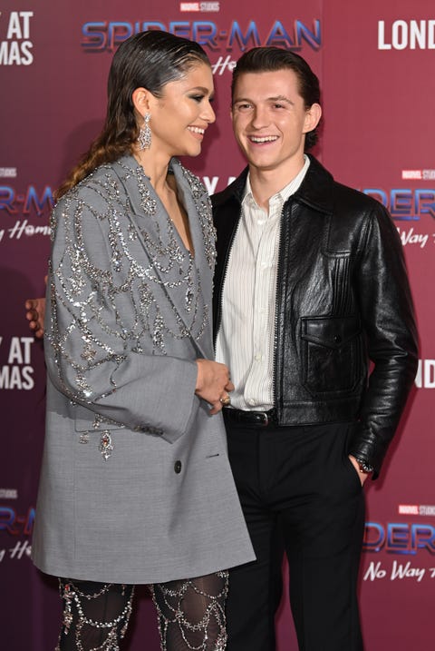 Zendaya and Tom Holland at the Spider-Man: No Way Home London Photocall zendaya and tom holland at the spider man no way home london photocall