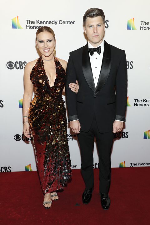 scarlett johansson colin jost cutest couple pictures 44th kennedy center honors