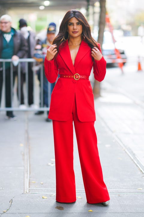 priyanka chopra in new york city on december 16, 2021